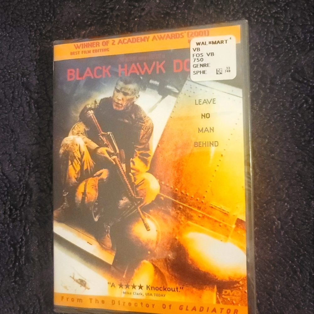 Black Hawk Down DVD movie, brand new, still in plastic wrap. Rated R